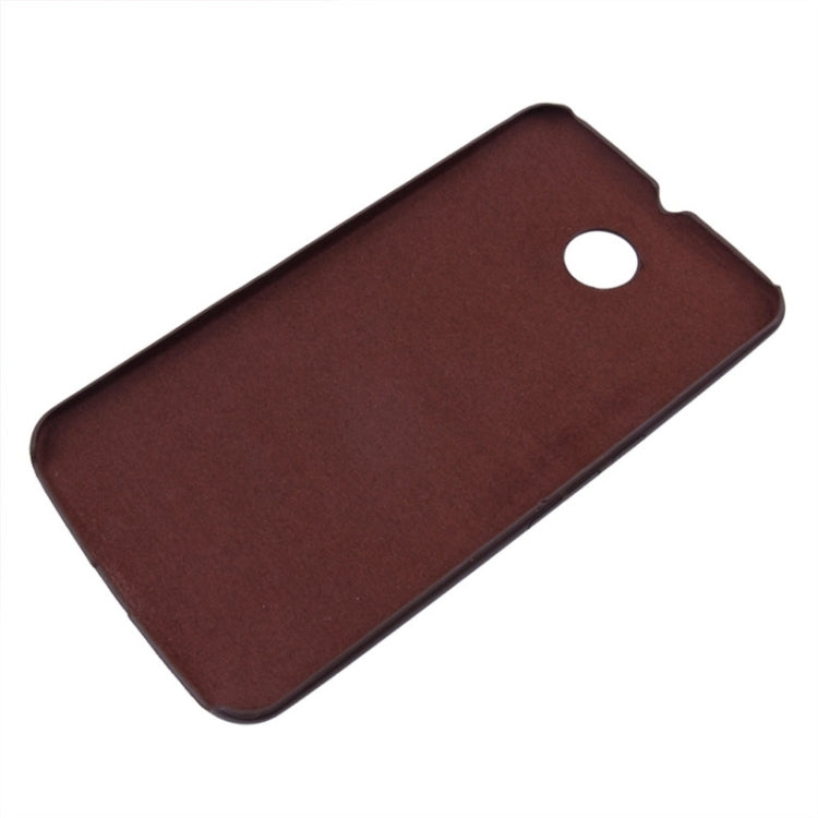 Ultrathin PU Leather Back Cover Protective Case for Google Nexus 6