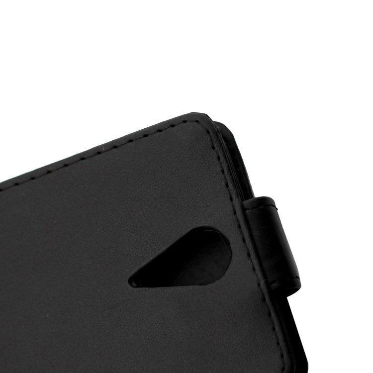 Vertical Flip Magnetic Snap Leather Case for HTC Desire 620(Black)