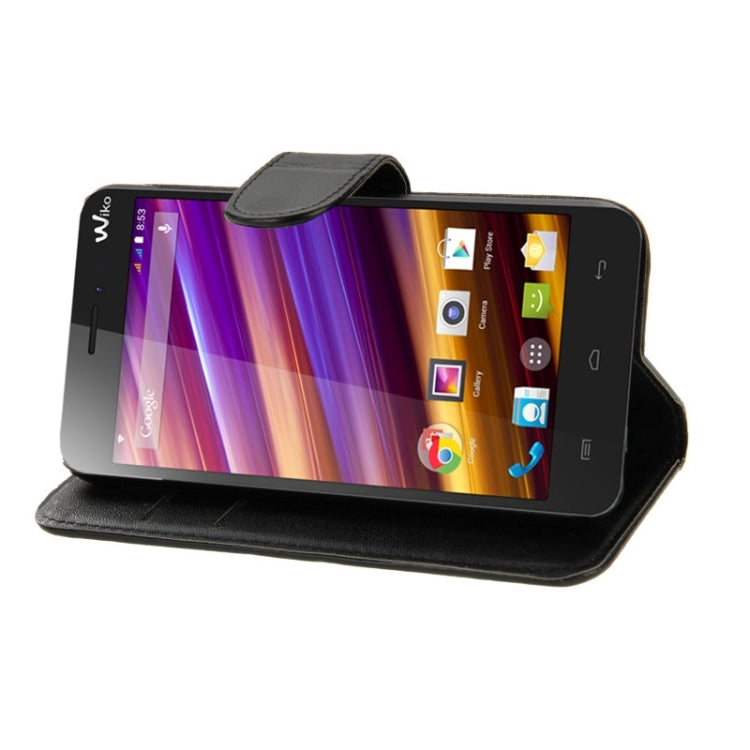 Horizontal Flip Magnetic Buckle PU Leather Case with Holder & Card Slot & Wallet for Wiko Jimmy