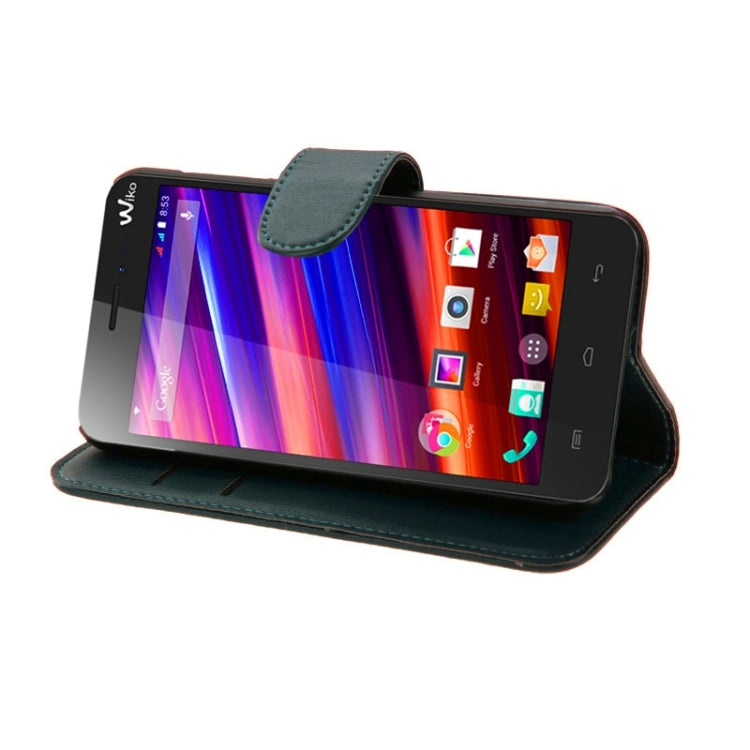 Horizontal Flip Magnetic Buckle PU Leather Case with Holder & Card Slot & Wallet for Wiko Jimmy