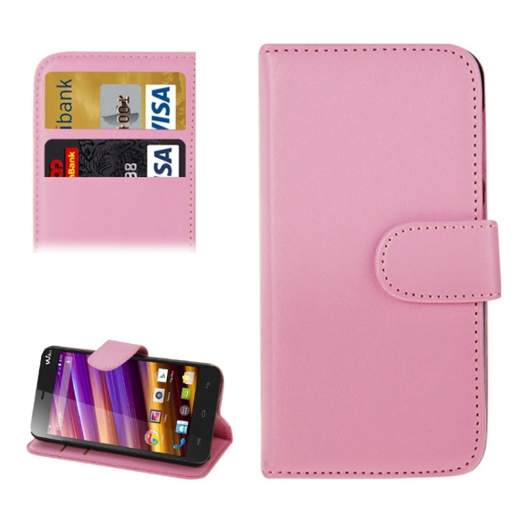 Horizontal Flip Magnetic Buckle PU Leather Case with Holder & Card Slot & Wallet for Wiko Jimmy