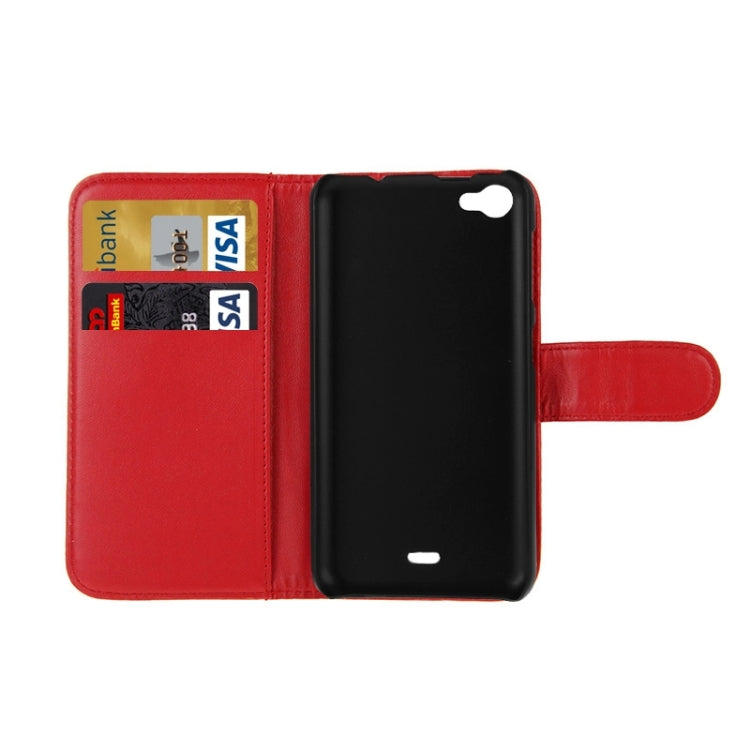 Horizontal Flip Magnetic Buckle PU Leather Case with Holder & Card Slot & Wallet for Wiko Jimmy