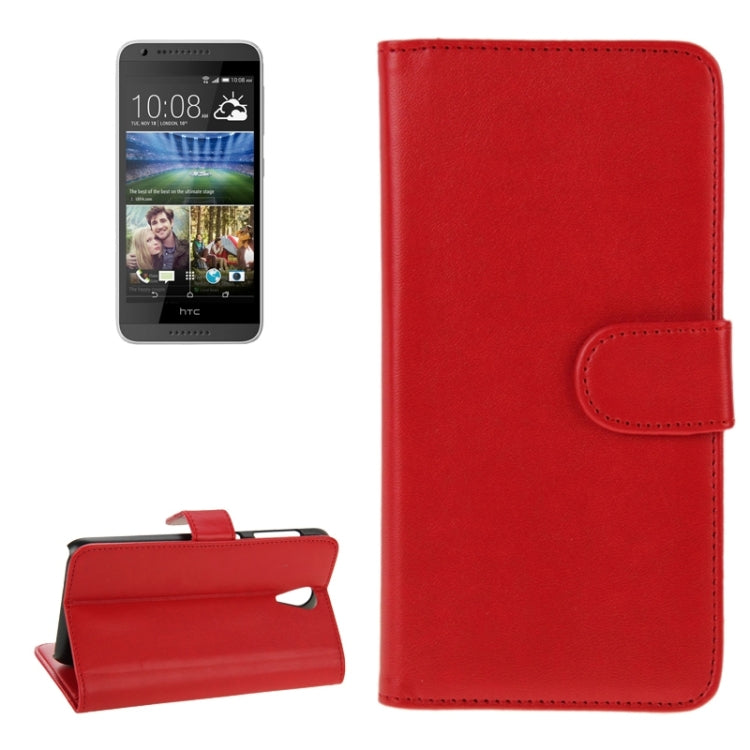 Horizontal Flip Magnetic Buckle PU Leather Case with Holder & Card Slot & Wallet for HTC Desire 620