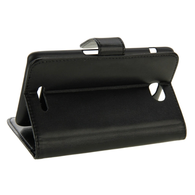 Horizontal Flip Magnetic Buckle PU Leather Case with Holder & Card Slot & Wallet for Sony Xperia E4