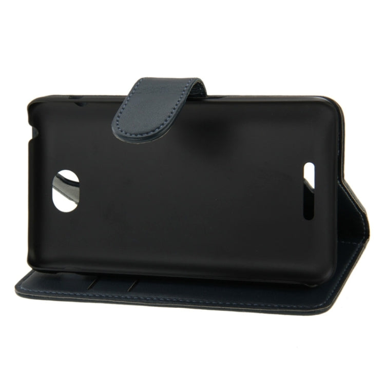 Horizontal Flip Magnetic Buckle PU Leather Case with Holder & Card Slot & Wallet for Sony Xperia E4