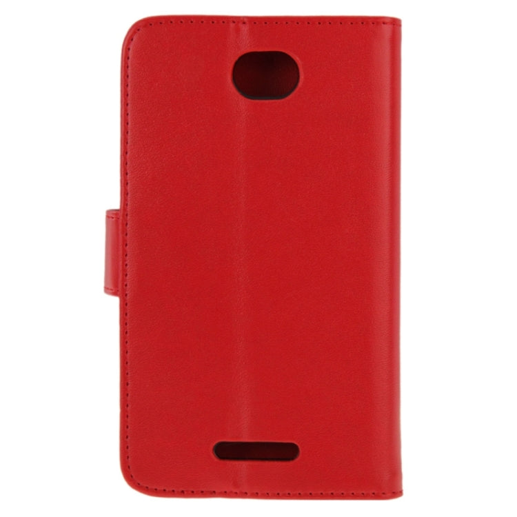Horizontal Flip Magnetic Buckle PU Leather Case with Holder & Card Slot & Wallet for Sony Xperia E4