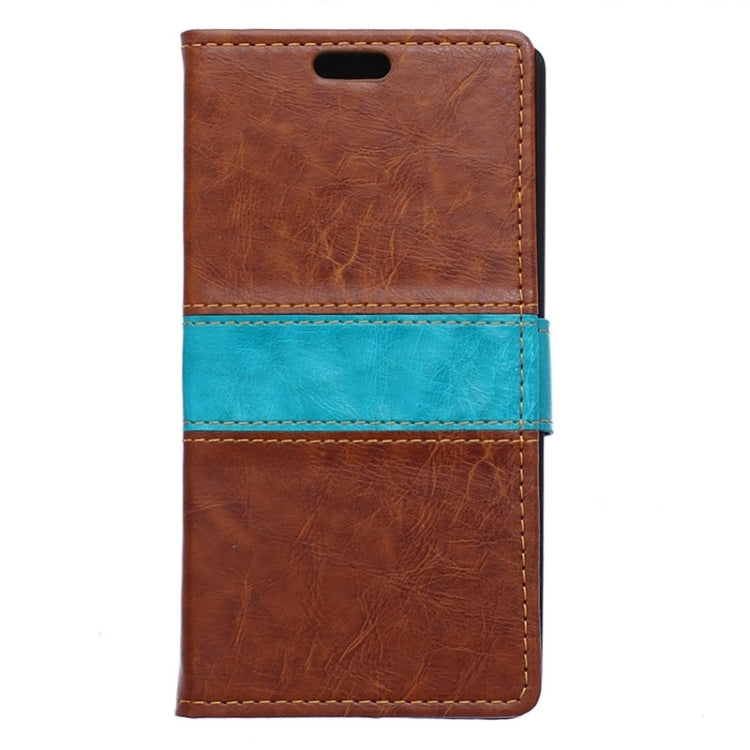 Color Matching Flip Leather Case with Holder & Card Slots & Wallet for Huawei Ascend G7