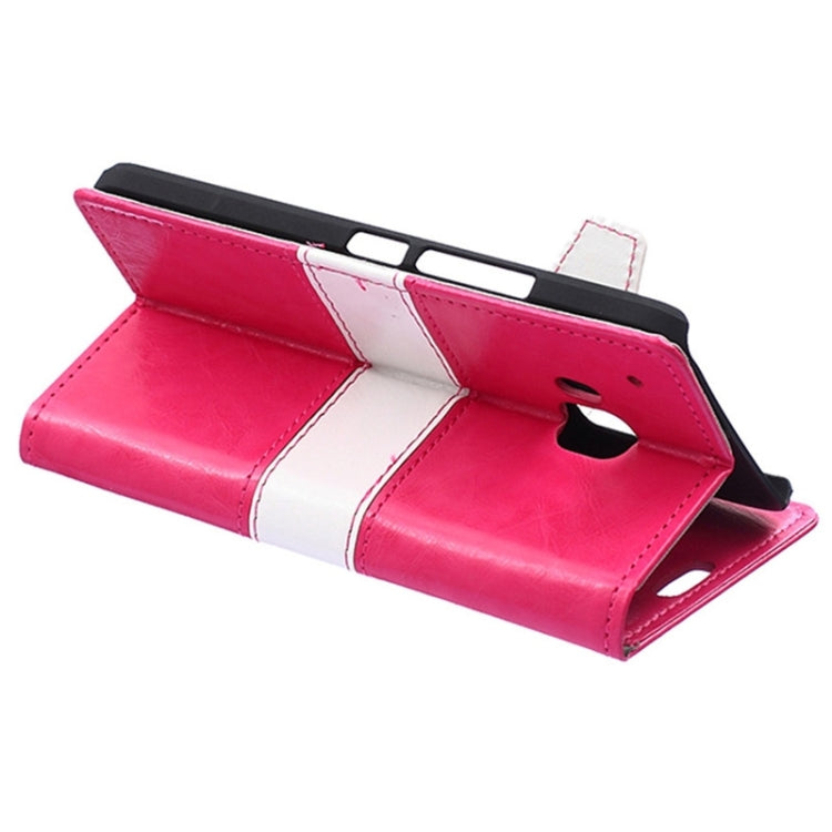 Color Matching Flip Leather Case with Holder & Card Slots & Wallet for HTC One M9