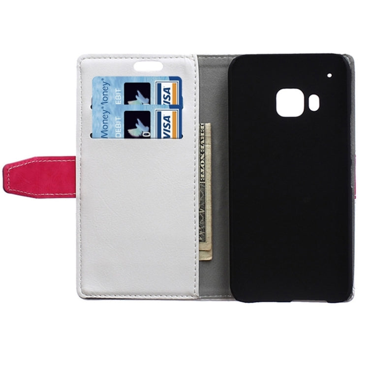 Color Matching Flip Leather Case with Holder & Card Slots & Wallet for HTC One M9
