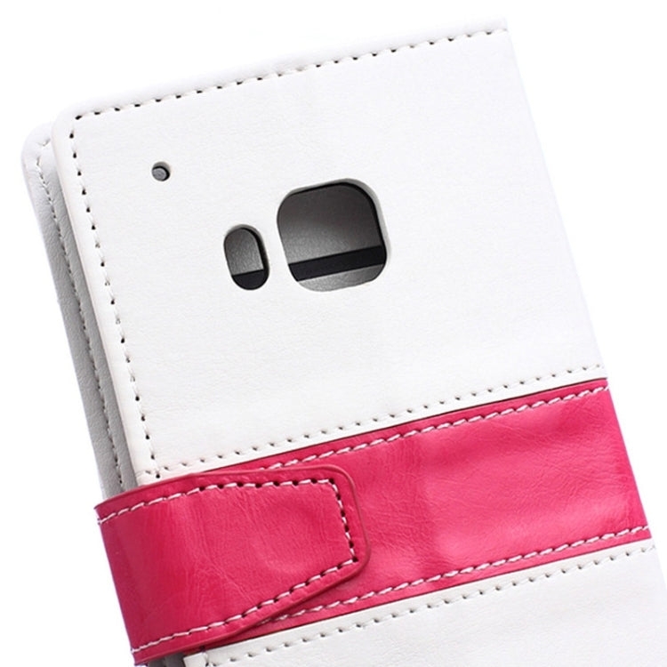 Color Matching Flip Leather Case with Holder & Card Slots & Wallet for HTC One M9