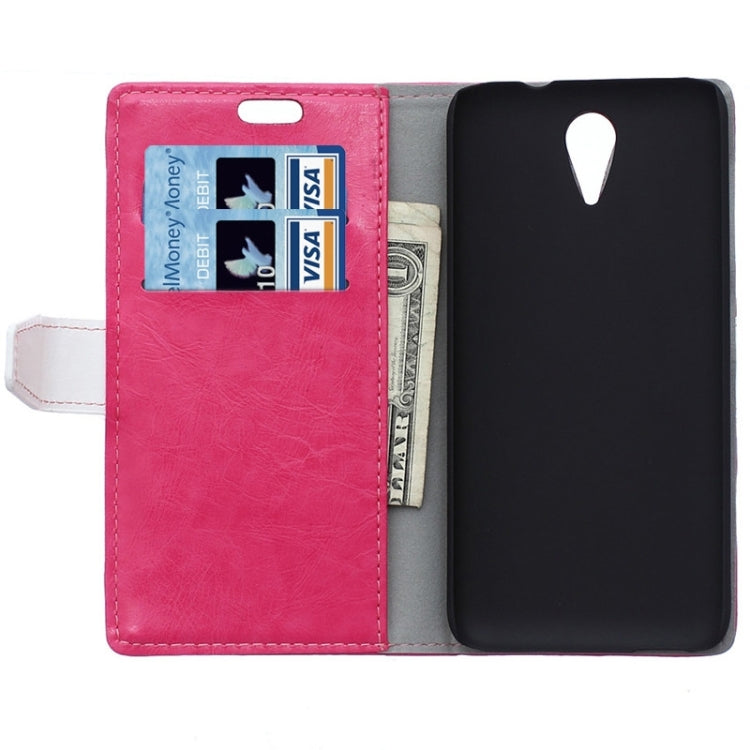 Color Matching Flip Leather Case with Holder & Card Slots & Wallet for HTC Desire 620