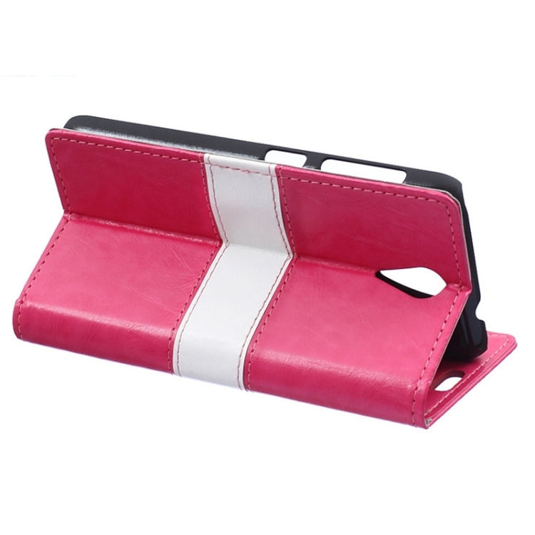 Color Matching Flip Leather Case with Holder & Card Slots & Wallet for HTC Desire 620