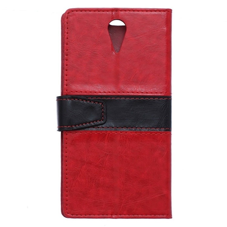 Color Matching Flip Leather Case with Holder & Card Slots & Wallet for HTC Desire 620