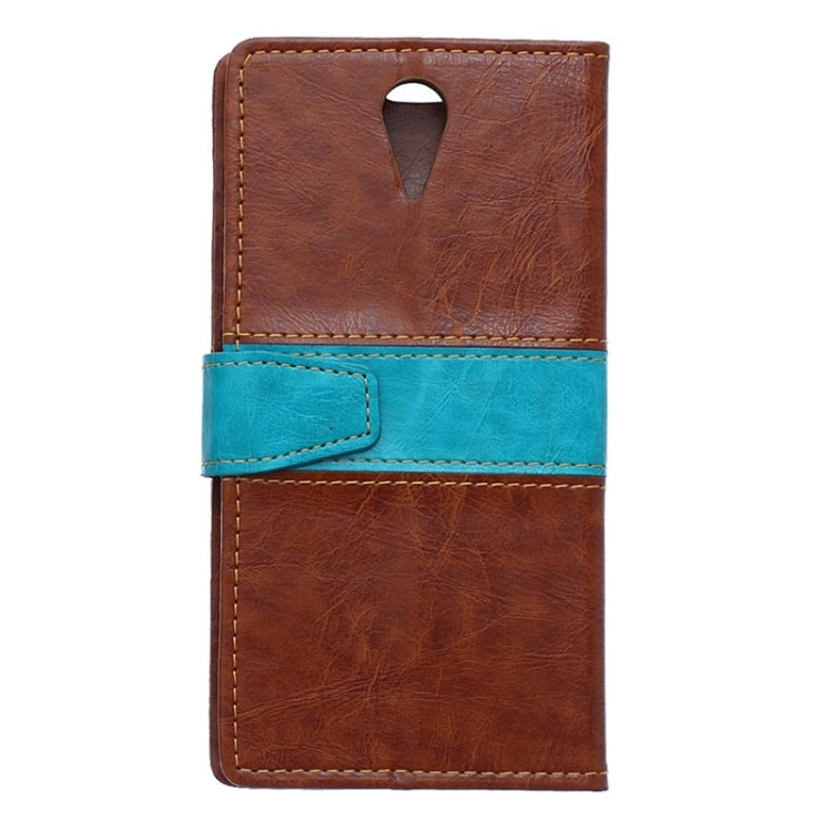 Color Matching Flip Leather Case with Holder & Card Slots & Wallet for HTC Desire 620