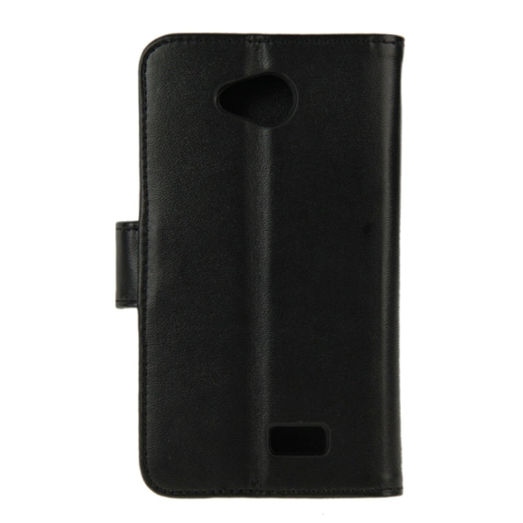 Horizontal Flip Magnetic Buckle PU Leather Case with Holder & Card Slot & Wallet for LG Optimus F60