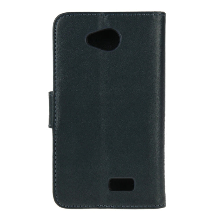 Horizontal Flip Magnetic Buckle PU Leather Case with Holder & Card Slot & Wallet for LG Optimus F60