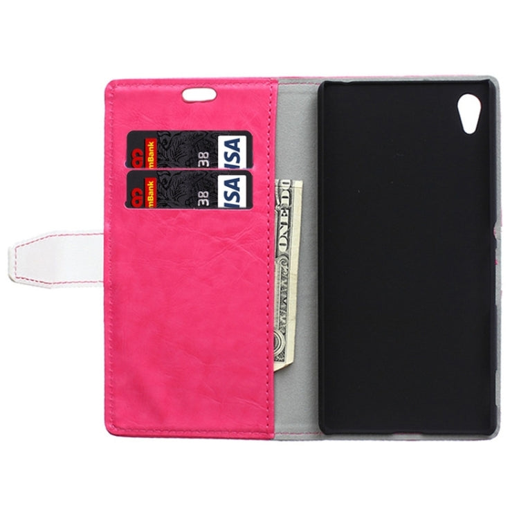 Color Matching Flip Leather Case with Holder & Card Slots & Wallet for Sony Xperia Z4
