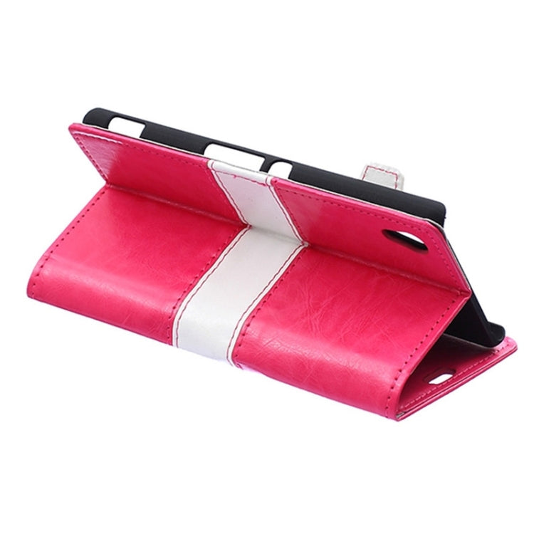 Color Matching Flip Leather Case with Holder & Card Slots & Wallet for Sony Xperia Z4