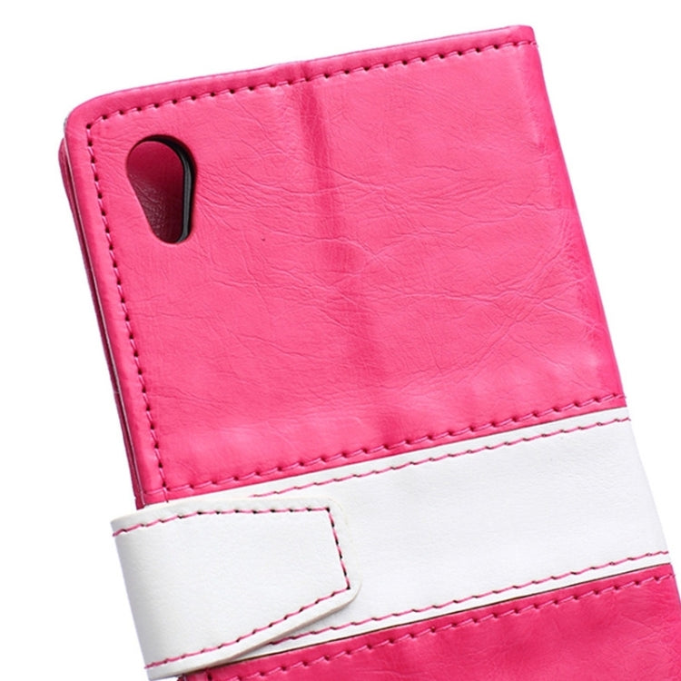 Color Matching Flip Leather Case with Holder & Card Slots & Wallet for Sony Xperia Z4