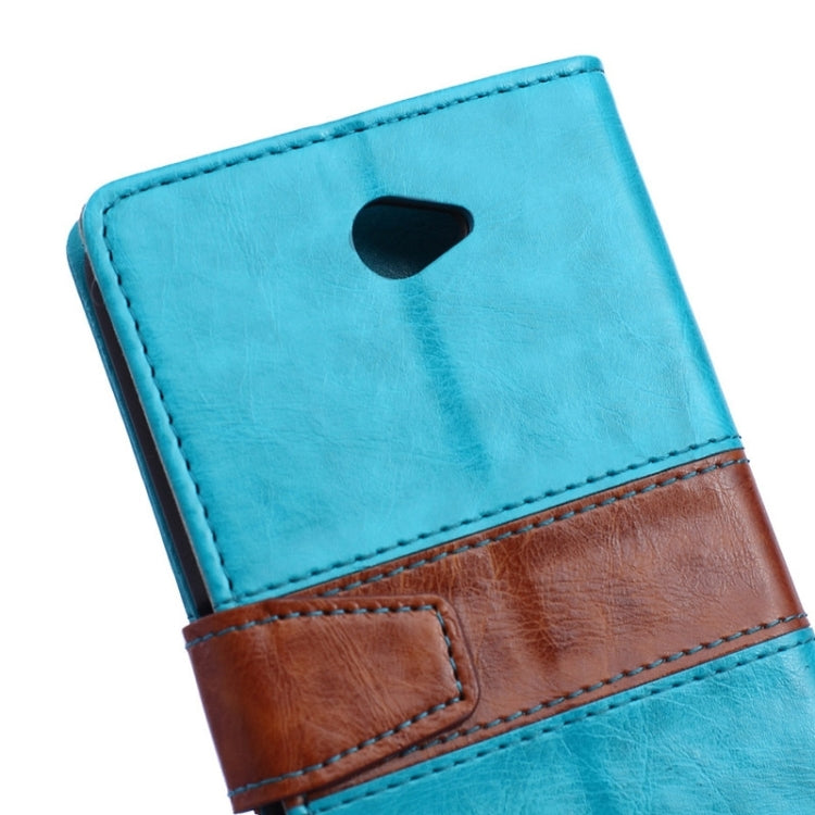 Color Matching Flip Leather Case with Holder & Card Slots & Wallet for Sony Xperia E4
