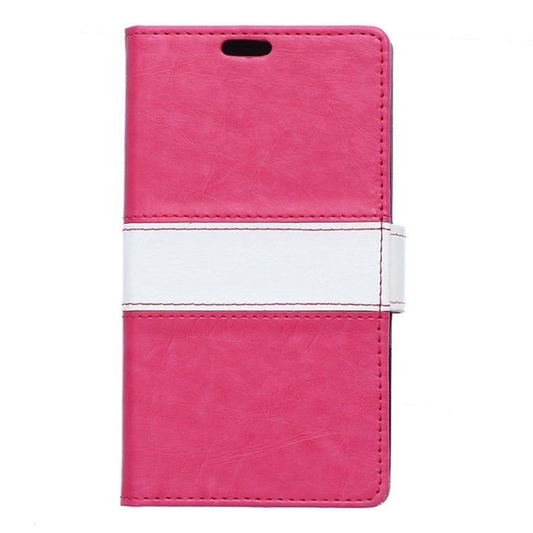 Color Matching Flip Leather Case with Holder & Card Slots & Wallet for Sony Xperia E4