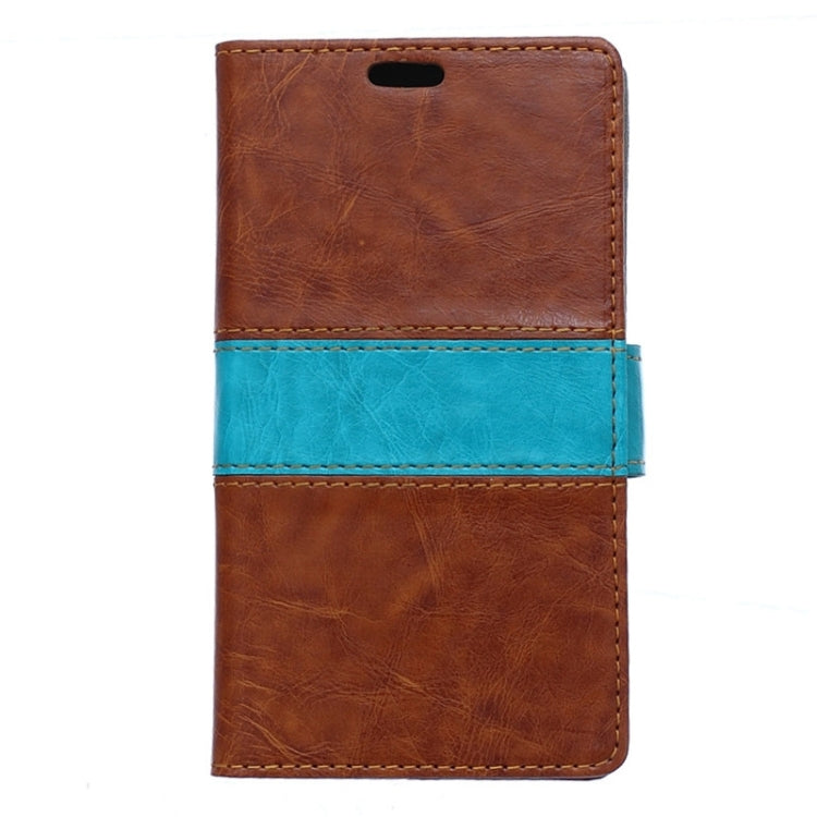 Color Matching Flip Leather Case with Holder & Card Slots & Wallet for Sony Xperia E4