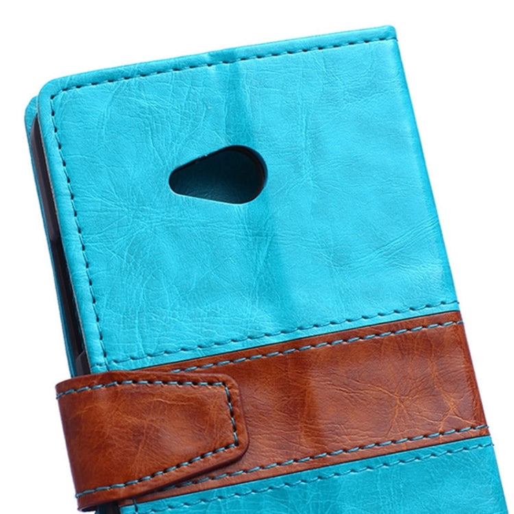 Color Matching Flip Leather Case with Holder & Card Slots & Wallet for Microsoft Lumia 640