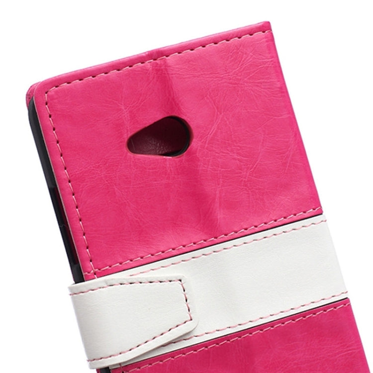 Color Matching Flip Leather Case with Holder & Card Slots & Wallet for Microsoft Lumia 640