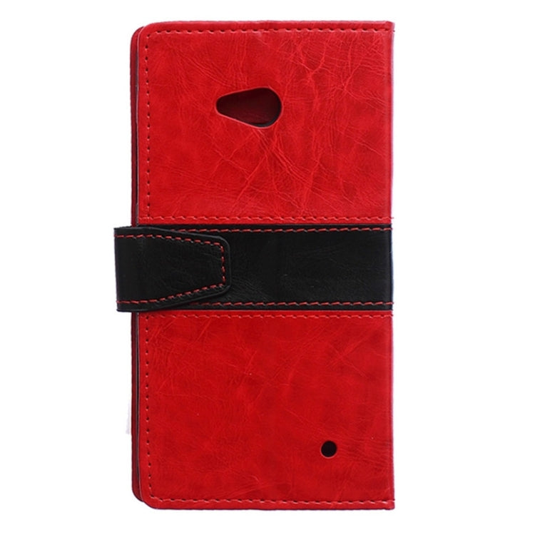 Color Matching Flip Leather Case with Holder & Card Slots & Wallet for Microsoft Lumia 640