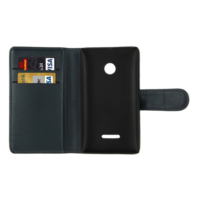 Horizontal Flip Magnetic Buckle PU Leather Case with Holder & Card Slot & Wallet for Microsoft Lumia 435