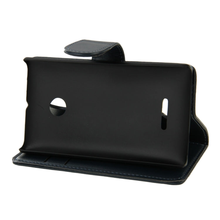 Horizontal Flip Magnetic Buckle PU Leather Case with Holder & Card Slot & Wallet for Microsoft Lumia 435