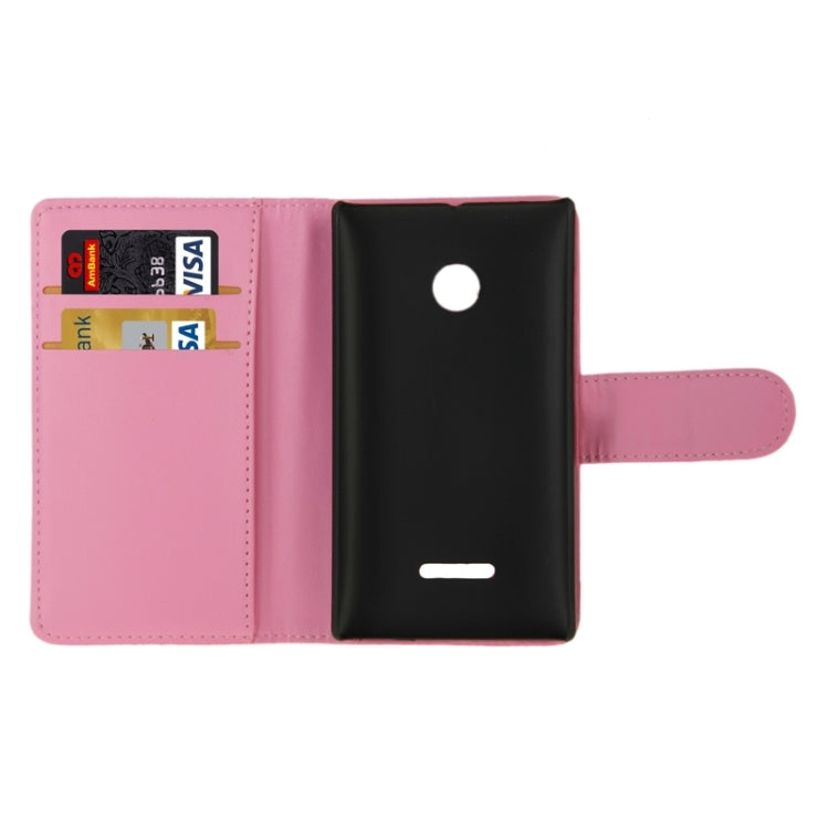 Horizontal Flip Magnetic Buckle PU Leather Case with Holder & Card Slot & Wallet for Microsoft Lumia 435