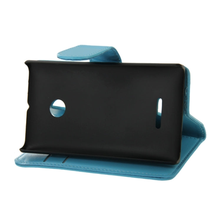 Horizontal Flip Magnetic Buckle PU Leather Case with Holder & Card Slot & Wallet for Microsoft Lumia 435