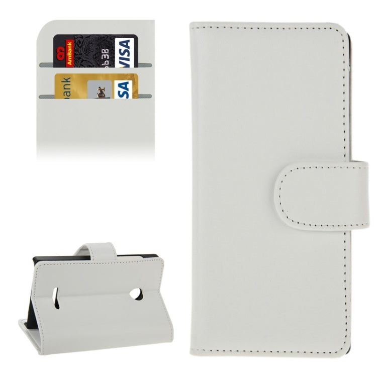 Horizontal Flip Magnetic Buckle PU Leather Case with Holder & Card Slot & Wallet for Microsoft Lumia 435