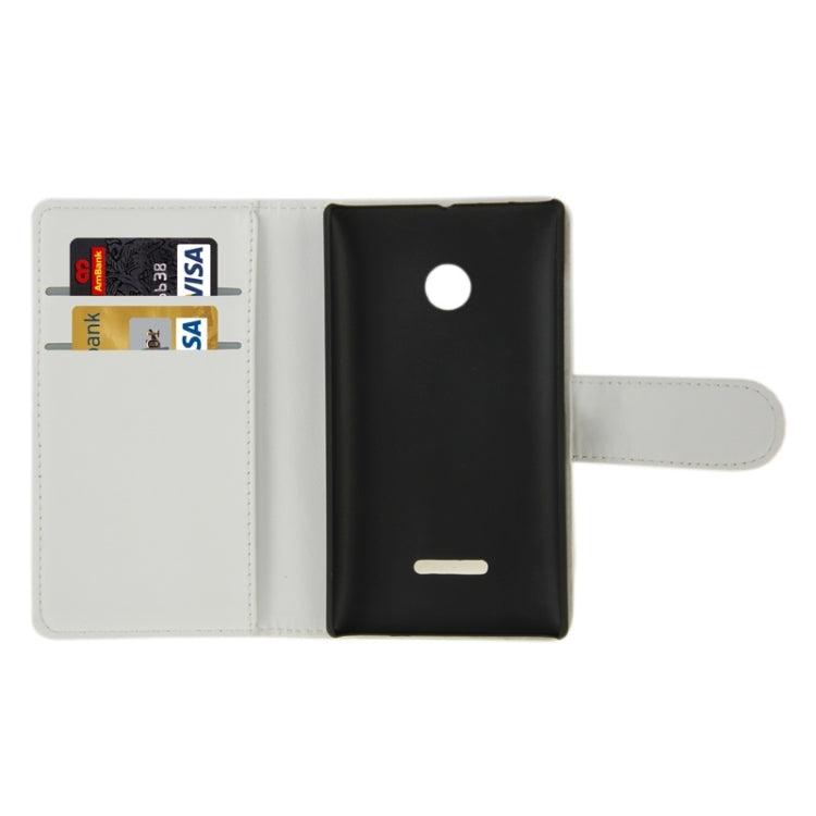 Horizontal Flip Magnetic Buckle PU Leather Case with Holder & Card Slot & Wallet for Microsoft Lumia 435