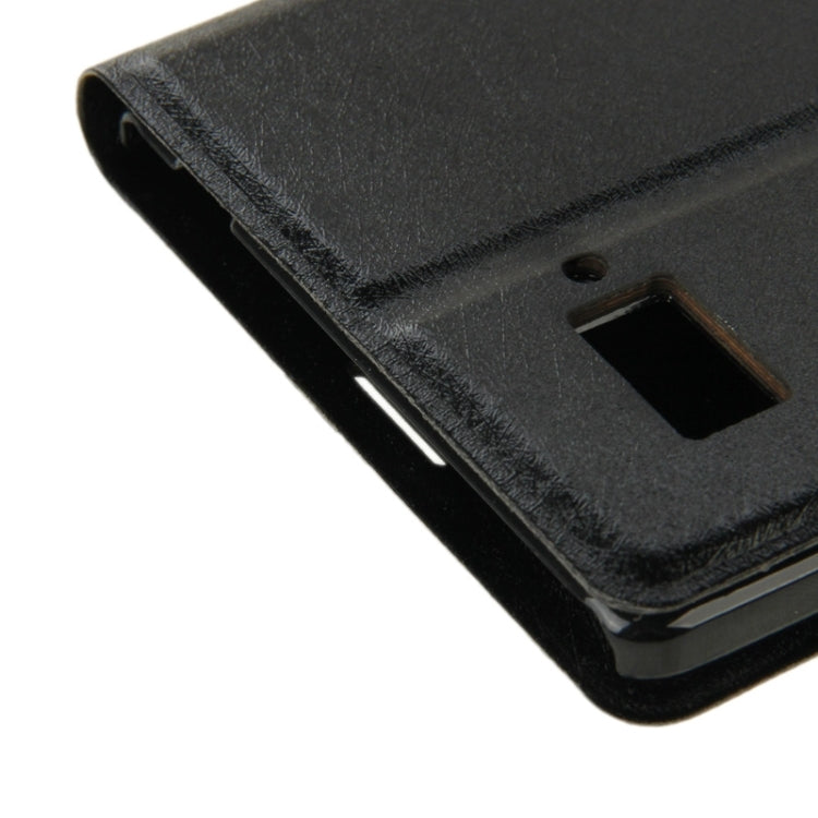 Silk Texture Horizontal Flip Leather Case with Card Slot & Holder for Lenovo Vibe Z / K910