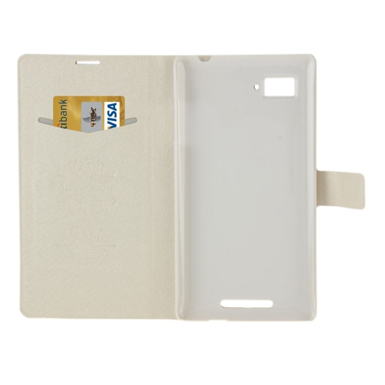 Silk Texture Horizontal Flip Leather Case with Card Slot & Holder for Lenovo Vibe Z / K910