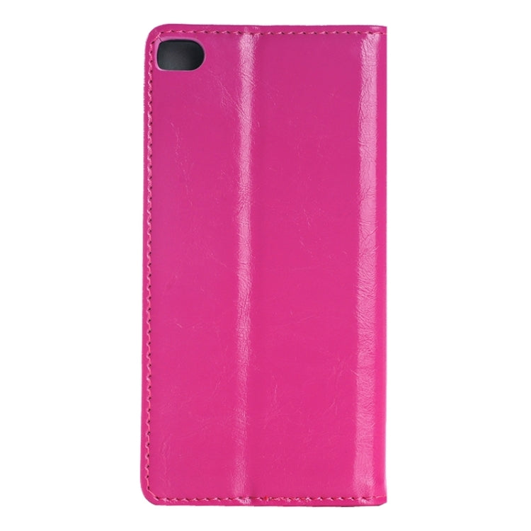 Crazy Horse Texture Genuine Leather Case with Holder & Card Slot for Huawei P8