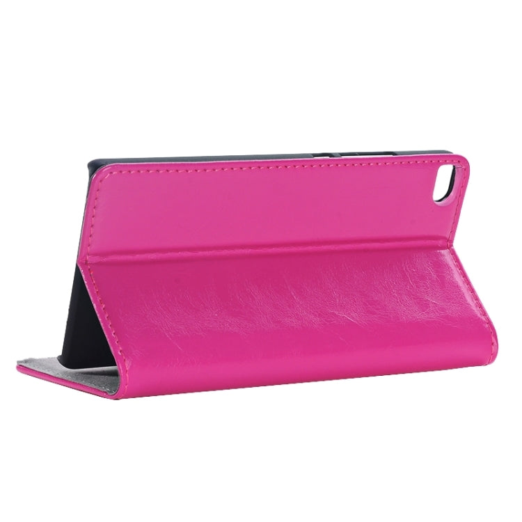 Crazy Horse Texture Genuine Leather Case with Holder & Card Slot for Huawei P8