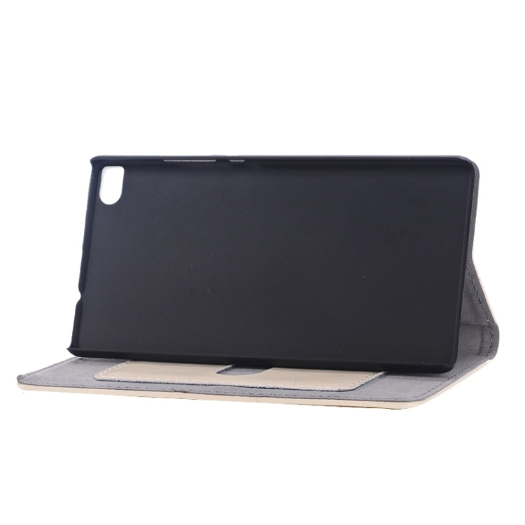 Crazy Horse Texture Genuine Leather Case with Holder & Card Slot for Huawei P8