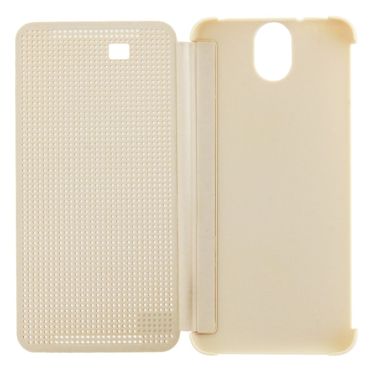 For HTC One E9+ Smart Flip Dot View Case with Sleep and Wake-up Function