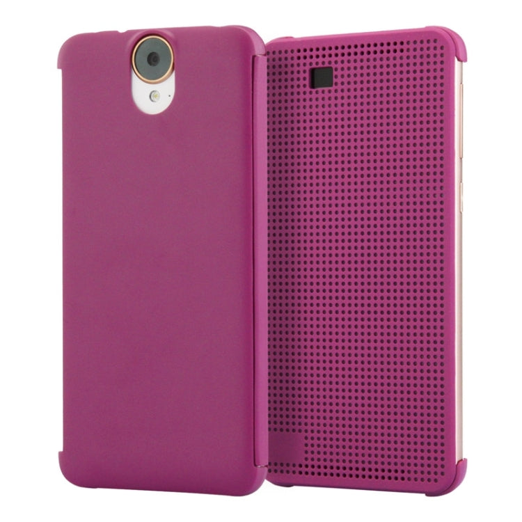 For HTC One E9+ Smart Flip Dot View Case with Sleep and Wake-up Function