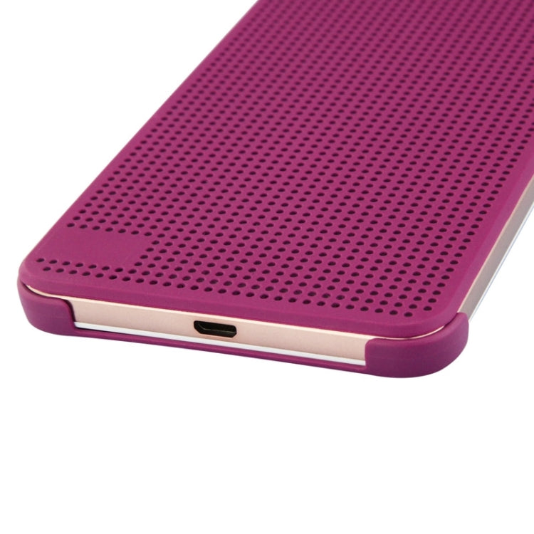 For HTC One E9+ Smart Flip Dot View Case with Sleep and Wake-up Function