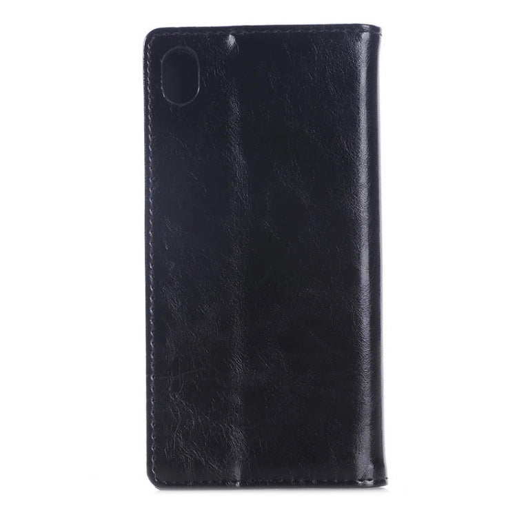 Crazy Horse Texture Horizontal Flip Genuine Leather Case with Card Slots & Holder for Sony Xperia Z3+