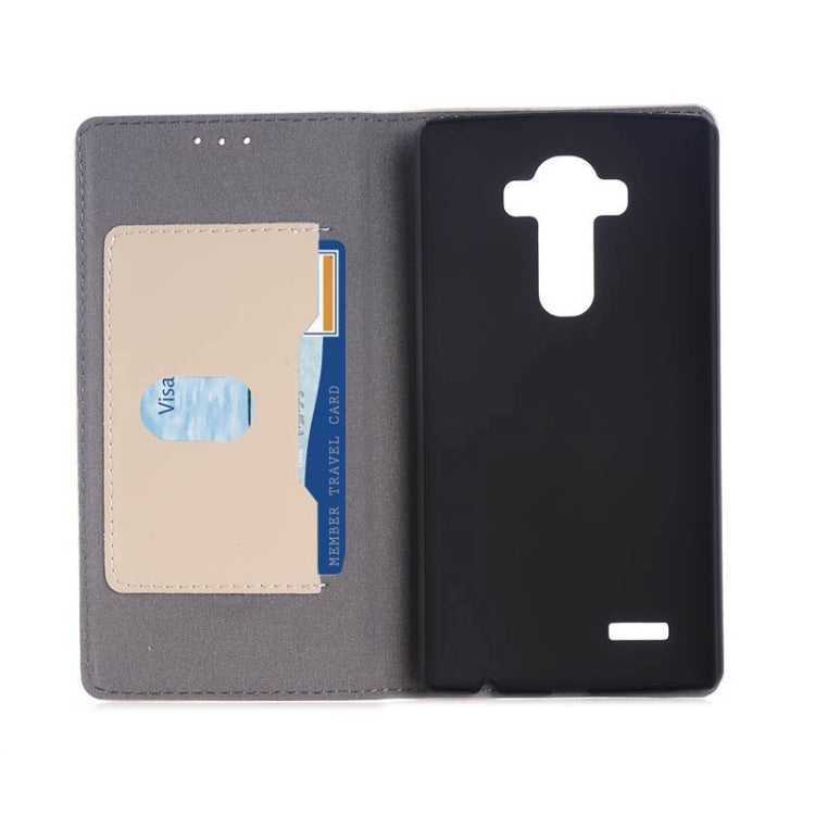 Crazy Horse Texture Horizontal Flip Genuine Leather Case with Card Slots & Holder for LG G4