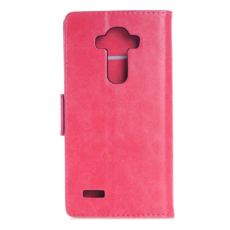 Oil Skin Texture Horizontal Flip Leather Case with Card Slots & Wallet & Holder for LG G4