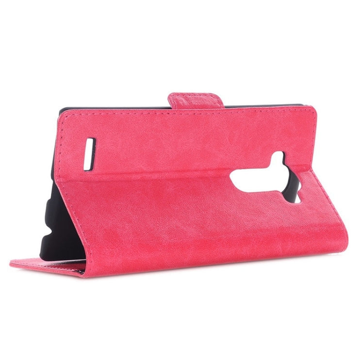 Oil Skin Texture Horizontal Flip Leather Case with Card Slots & Wallet & Holder for LG G4