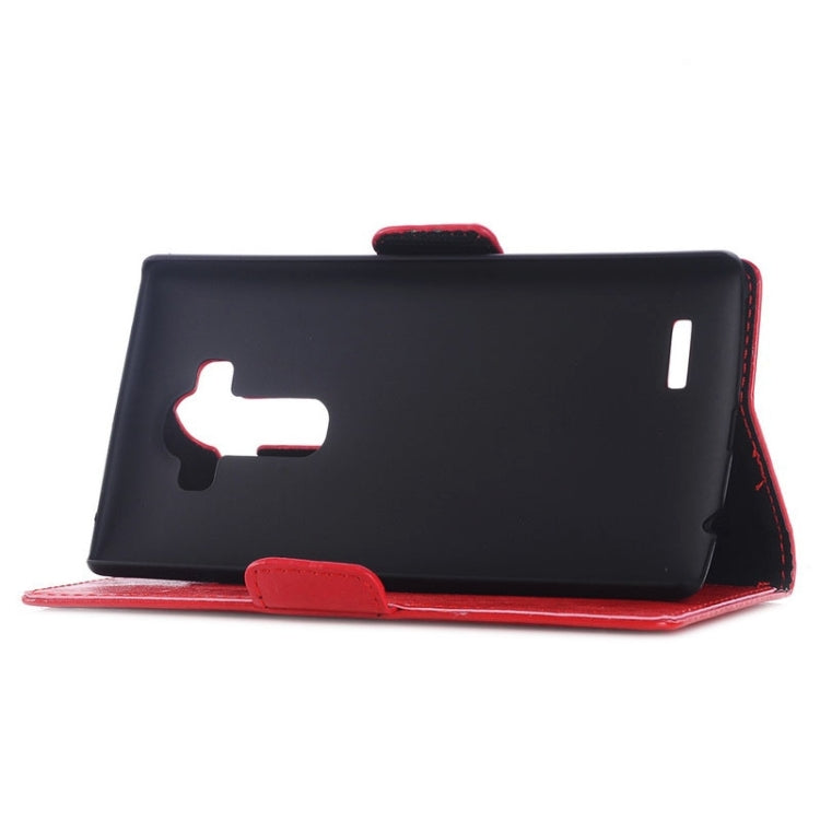 Oil Skin Texture Horizontal Flip Leather Case with Card Slots & Wallet & Holder for LG G4