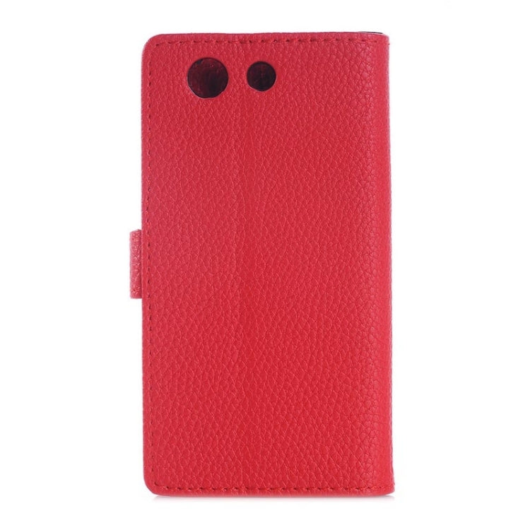 Litchi Texture Horizontal Flip Magnetic Buckle Leather Case with Card Slots & Wallet & Holder for Sony Z4 Compact / Z4 Mini