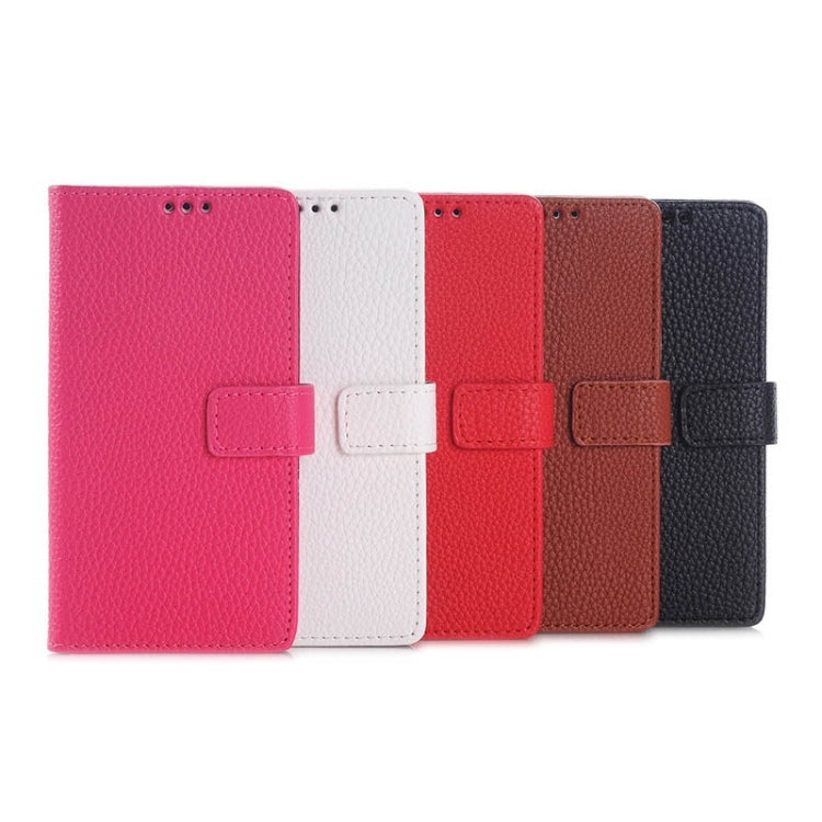 Litchi Texture Horizontal Flip Magnetic Buckle Leather Case with Card Slots & Wallet & Holder for Sony Z4 Compact / Z4 Mini